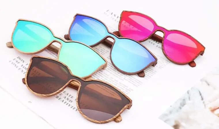 BerWer женские мужские деревянные солнцезащитные очки Cateye винтажные Круглые Солнцезащитные очки поляризованные линзы
