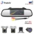 Podofo Auto HD Video di Auto Impermeabile di Parcheggio Monitor, 4 LED del CCD di Visione Notturna Auto Videocamera vista posteriore, 4.3 “TFT LCD A Specchio Retrovisore