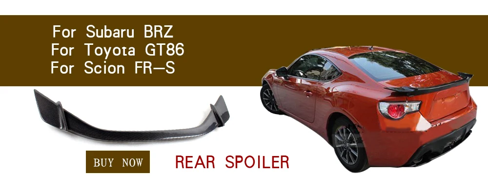 Углеродное волокно автомобиля боковые юбки формовочные Планки для GT86 FT86 и Subaru BRZ 2012