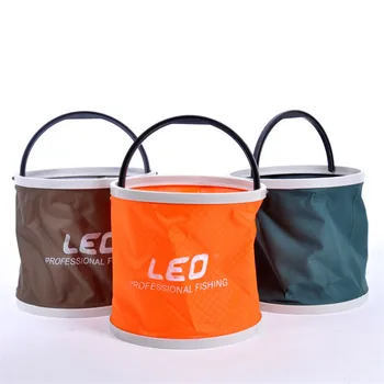 

Hot Sales Portable Folding Canvas Bucket Fly Carp Fishing Accessories Tackle For Saltwater Flashwater Live Fish 3Color Available