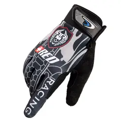 Перчатки губкой длинный палец мотоциклетные Прихватки для мангала для Велосипедный спорт Горный велосипед перчатки Сенсорный экран