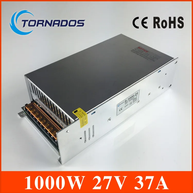 Power Supply 27v 1000w high quality input 110v 220v output 27v S 1000