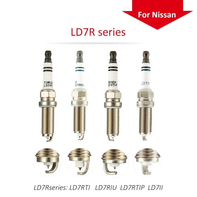 

4pcs/lot China original TORCH spark plugs LD7R series LD7RTI/LD7RIU/LD7RTIP/LD7II for NissantoyotaMazdaRenault Ssangyong