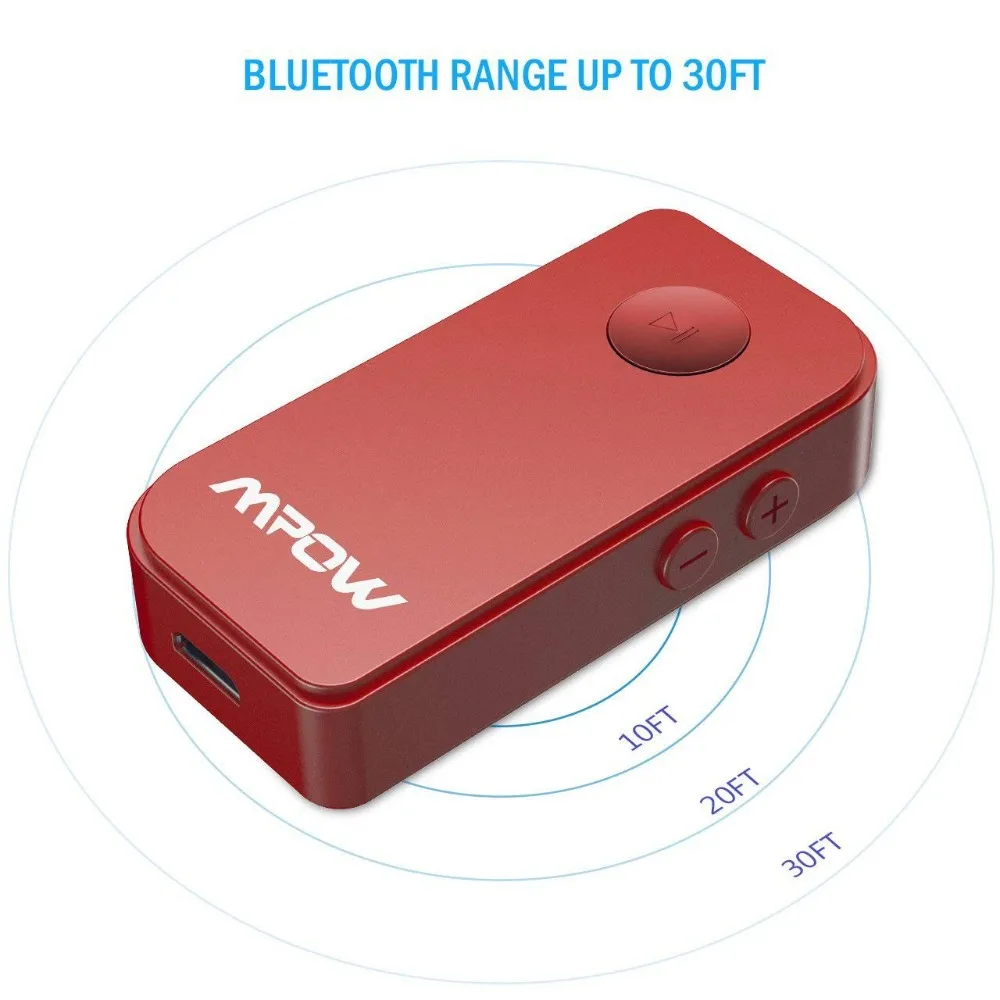 VicTsing Bluetooth Receiver Portable Car Adapter Aux for Music Streaming Sound Car Audio Stereo System 3.5mm Bluetooth Car Kit   (9)