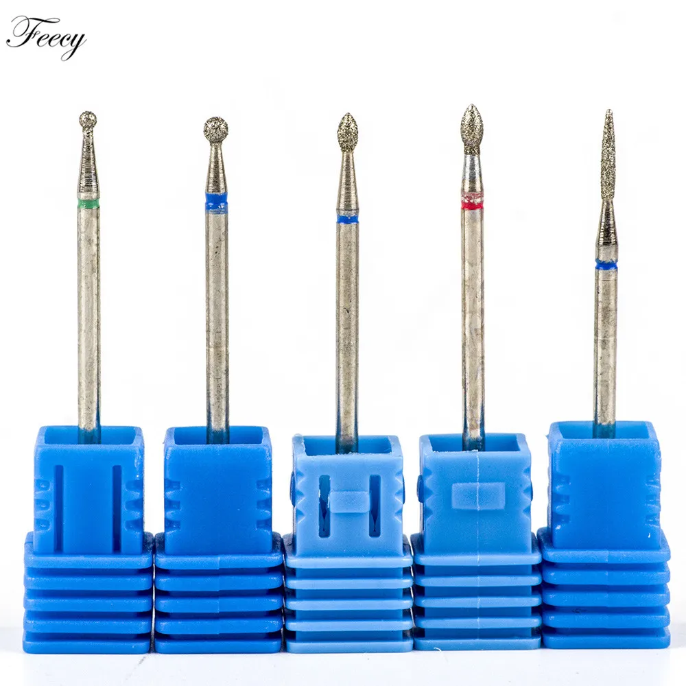 

Diamond Rotate Nail Drill Bits Milling Burr Cuticle Cutter for Manicure Machine Mill Pedicure Drill Bit Accessories Nail Files