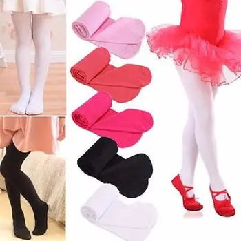 

2016 Kids Girls Baby Soft Pantyhose Tights Stockings Ballet Dance Velvet Stockings S/M/L