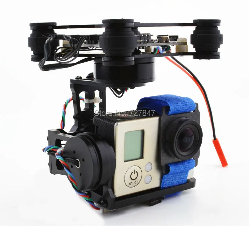 RTF CNC FPV 3 Axis Brushless Gimbal W/ 2204 2805 Motor And Storm32 Controlller For DJI Phantom Walkera X350 Gopro 2 3