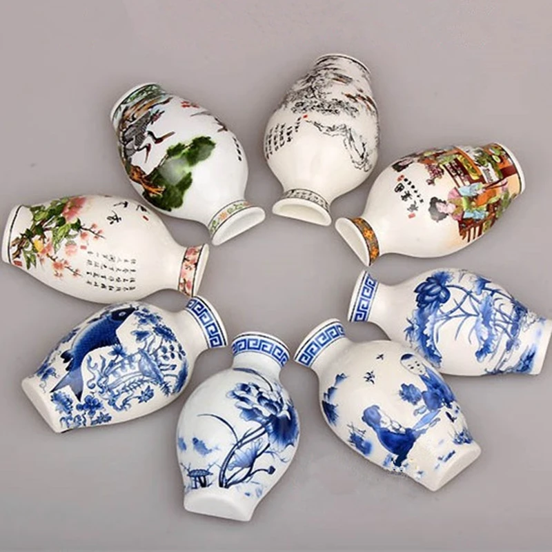 China Wind Exquisite Compact Ceramic Bottle Refrigerator