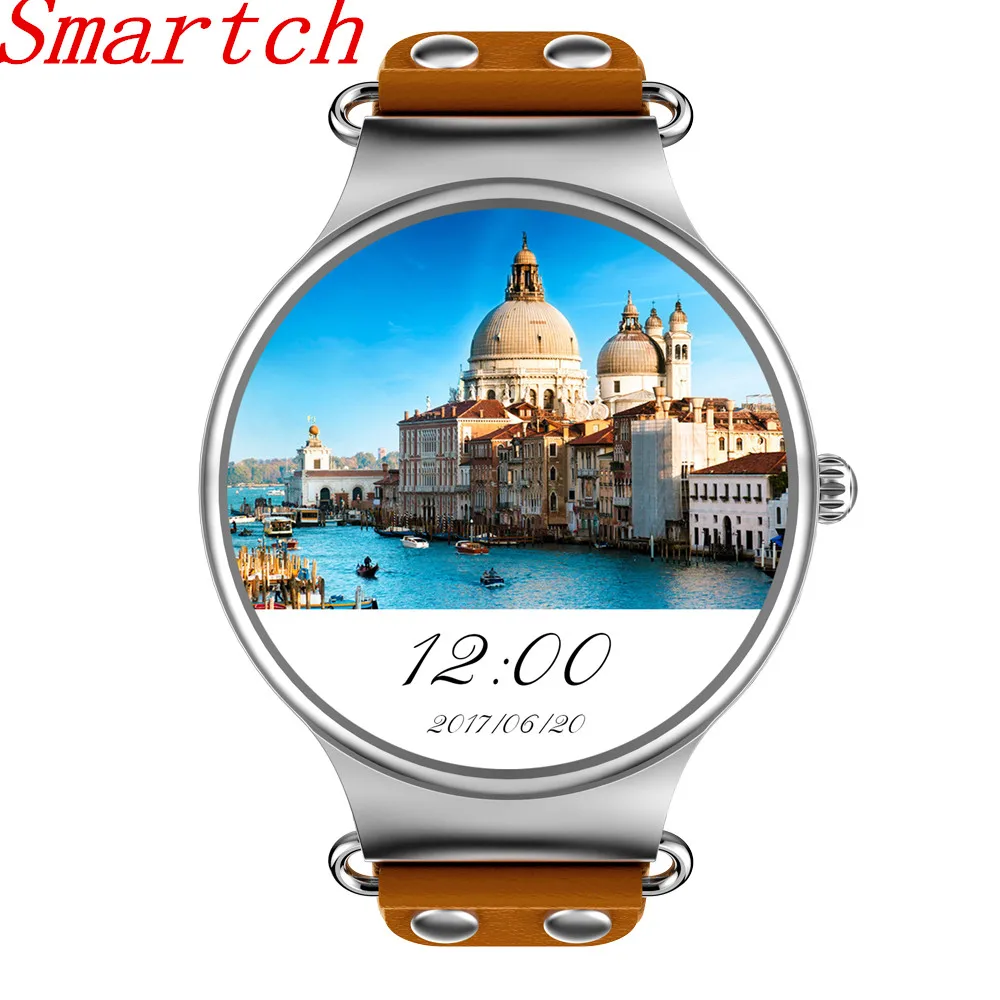 

2017 KW98 SIM Smart Watch Android 5.1 3G WIFI GPS Watch MTK6580 Smartwatch iOS Android For Samsung Gear S3 Xiaomi PK KW88 KW99