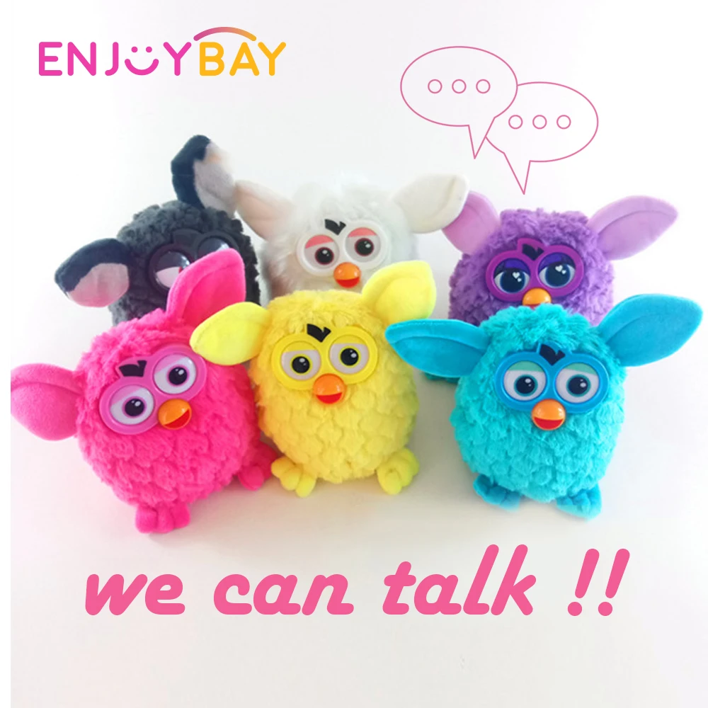 Koop Enjoybay Phoebe Elektronische Knuffel Draagbare Praten Interactieve Huisdieren Leuke Uil Elf Opname Speelgoed Educatief Cadeau voor Kinderen