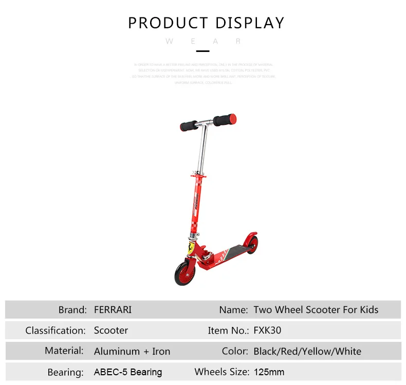 PVC wheels Adjustable Kick Scooter Portable Folding Outdoor Children fun playing Foot Kick Scooters (2)