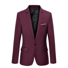 Модный классический мужской сплошной цветной лацкан однобортный Тонкий костюм куртка официальный деловой костюм куртка фабричная на заказ