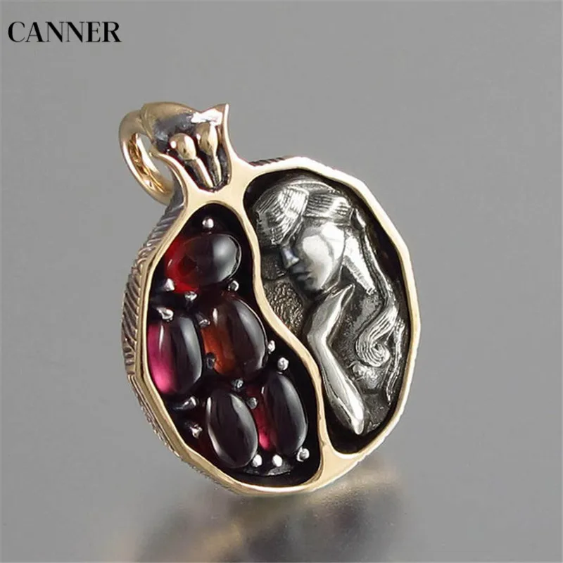 

Canner Vintage Necklace For Women Girl Crystal Garnet Long Pendant Choker Necklaces Queen Silver Rose Gold Chain Punk Jewelry W4
