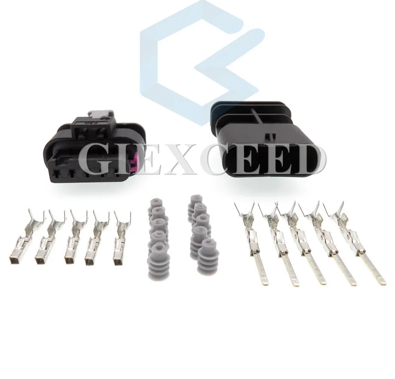 5 Pin 1 1718806 / 4F0 973 705 Женский Мужской Автомобильный Электрический разъем