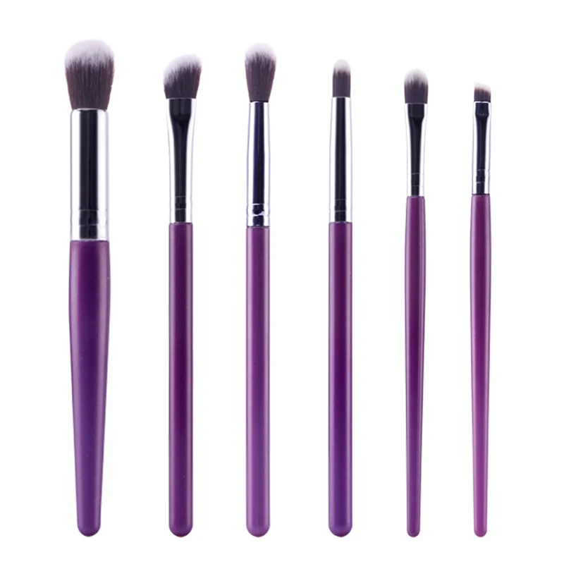 

6Pcs/Sets 2017 New Eye Shadow Foundation Eyebrow Lip Brush Makeup Brushes Tool