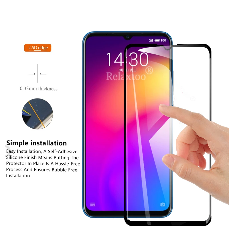 Защитное стекло для meizu note 9 чехол Защита экрана на Maisie закаленное 6 2 ''Защитная