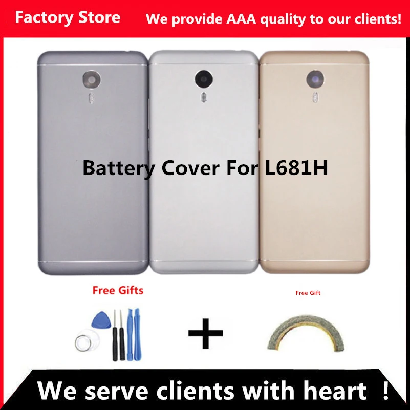 Задняя крышка аккумулятора Q &amp Y QYJOY качества AAA для MEIZU M3 Note (L681H) объектив камеры