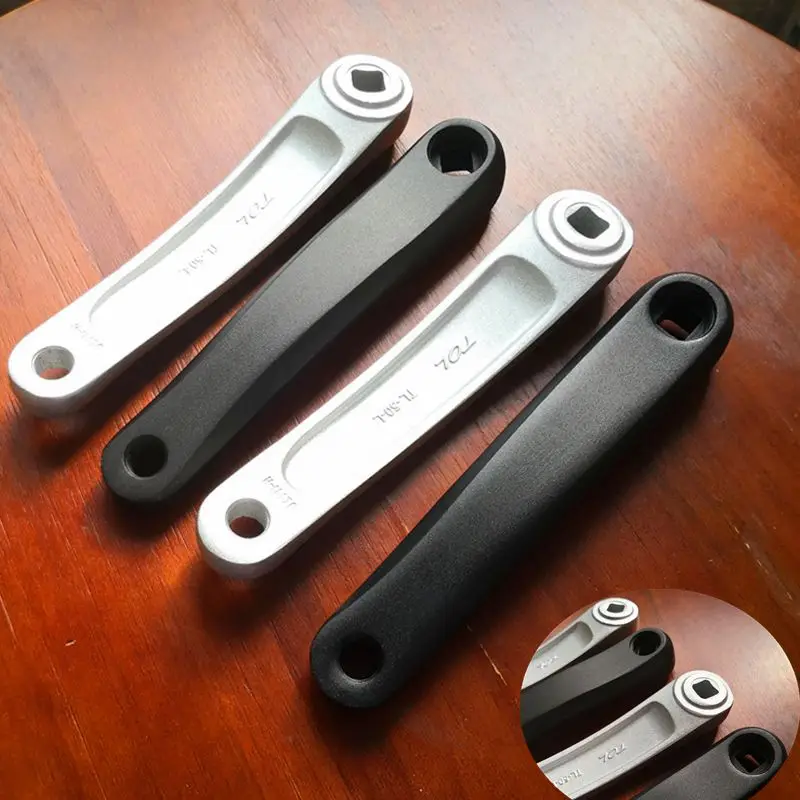 

1pcs Aluminum Alloy Mountain Road Bike Crank 170mm Square hole/ Rhombus Hole Crankset Cycling Repair Part Left Crank Arm