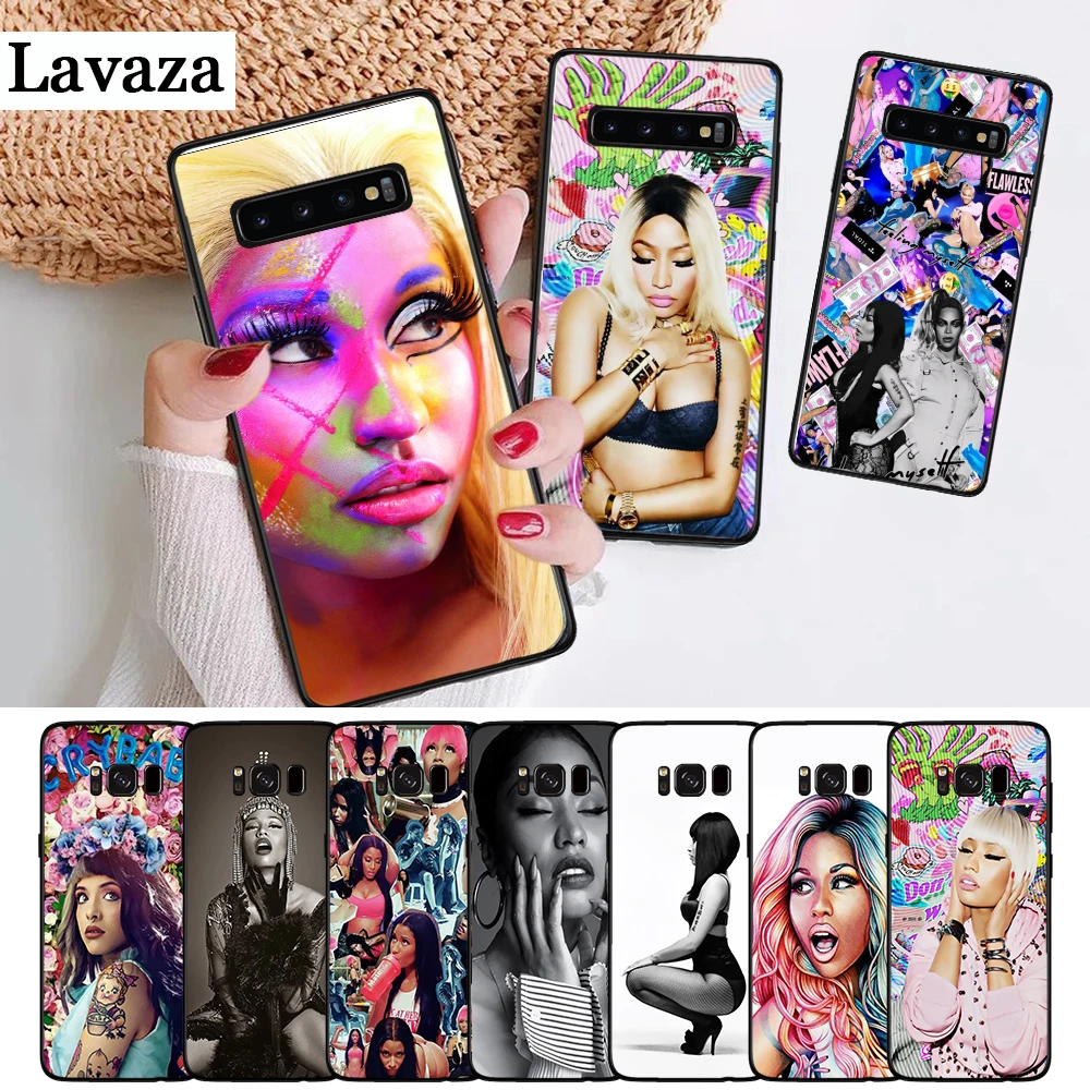 

Lavaza Nicki Minaj Luxury Silicone Case for Samsung S6 Edge S7 S8 Plus S9 S10 S10e Note 8 9 M10 M20 M30
