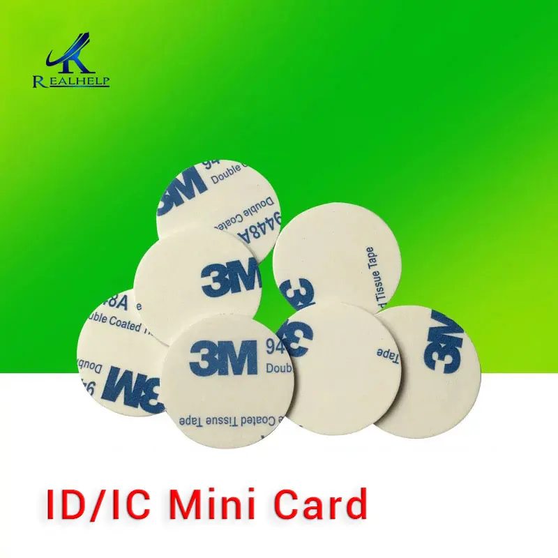 100 шт ID/IC RFID 125 кГц/13,56 МГц наклейки монеты умные метки чтение только для карты контроля доступа