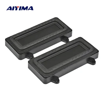 

AIYIMA 2PCS 75*33mm Bass Radiator MINI Rectangle Passive Radiator Bass Vibration Plate Membrane Diaphragm Speaker DIY