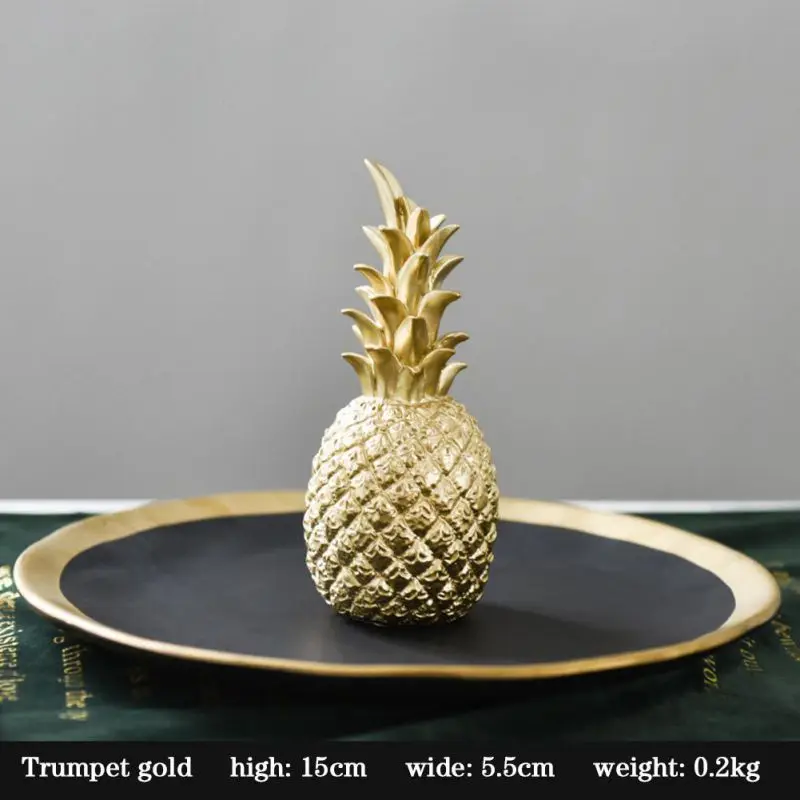 

Original Nordic Modern Pineapple Fruits Living Room Wine Cabinet Window Desktop Home Decoration Furnishing Prop Accessories