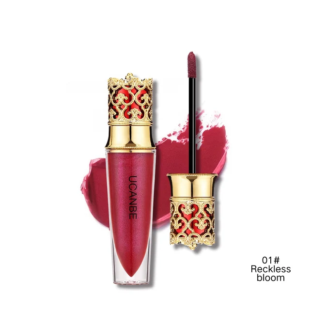 UCANBE Brand Crown Velvet Lip Gloss Shimmer Matte Creamy Liquid