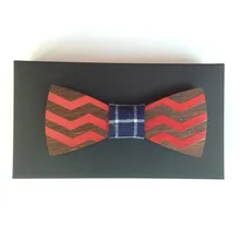 Мужские галстуки цветные деревянные креативный подарок идея ручной работы деревянный круглый узел деревянный лук галстук