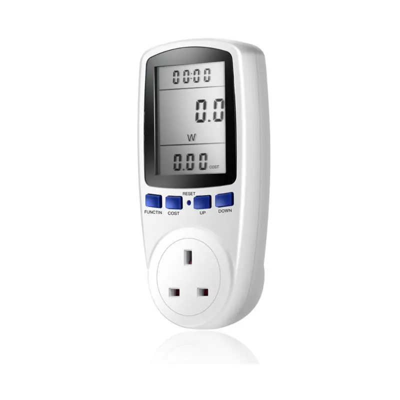 

LCD Digital Display Power Saving Energy Monitor Watt Amp Volt KWh Meter Electricity Analyzer