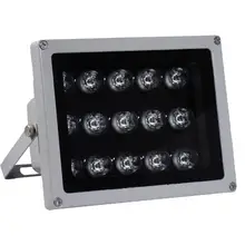 ИК-осветитель 850nm 15 Вт широкоугольный IP67 Водонепроницаемый светодиодный ИК инфракрасный свет с адаптером питания для ip-камеры