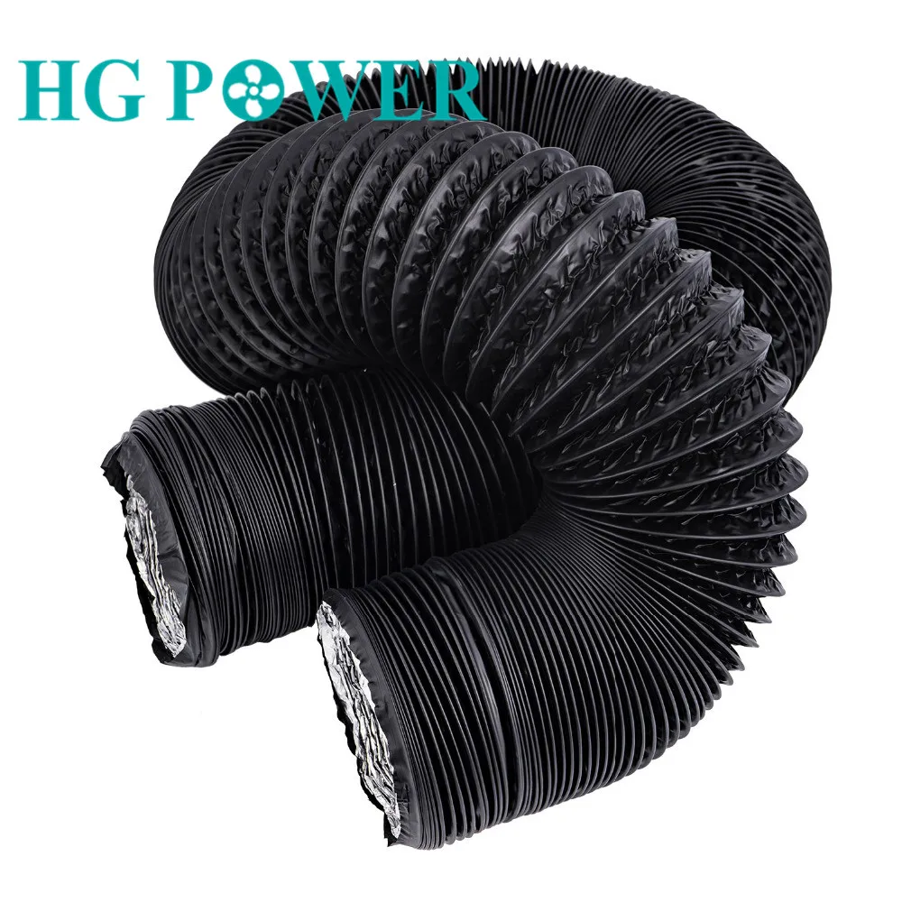 10m 4-8inch Ventilation Flexible Aluminium Inline Duct Fan Hose Ducting Tube Fan Adjustable Round Pipe for Home Extractor Fan