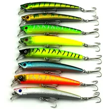 3D глаза реалистичные худой гольян для рыбалки приманки, 9,5 CM / 7.3 G для рыбалки жёсткая снасти минноу пластик приманки воблеры рыбалка pesca