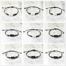 1 шт. распродажа модные 12 Созвездие ID браслеты ручной работы ювелирные изделия веревочный браслет влюбленные Созвездие Ювелирные изделия подарок