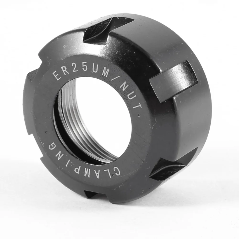 2pcs ER25 clamp nut ER25UM Spindle Nut for ER COLLET, CNC collet chuck