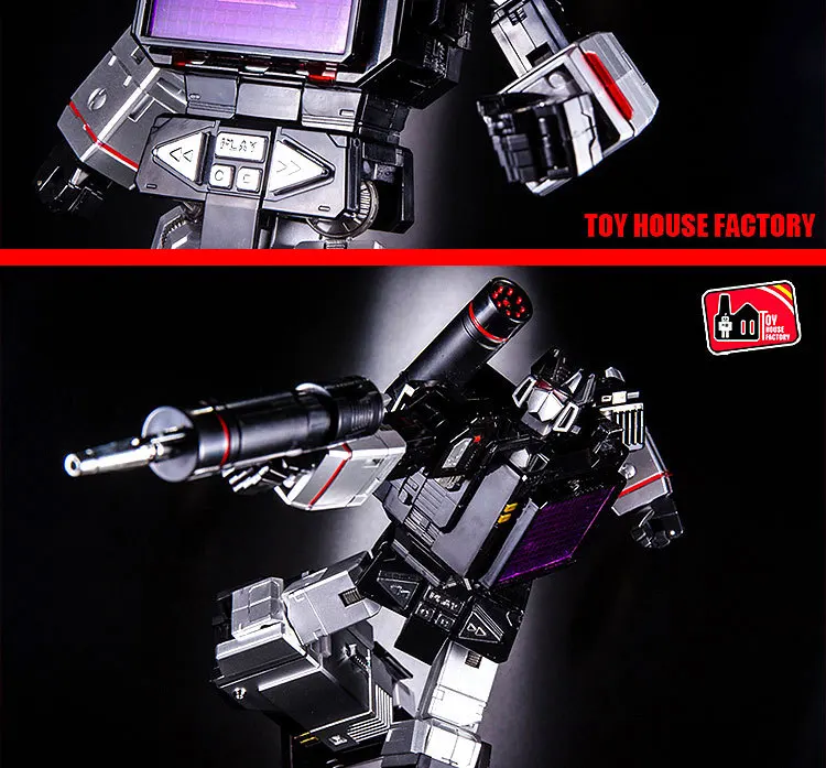 22cm KBB Deformation G1 Transformation THF 01J/B Sound Wave Tape Walkman MP13 Oversize Alloy Action Figure Robot Collection Toys