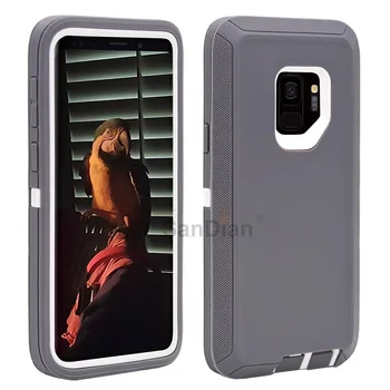 

Hybrid Armor Shockproof Rugged PC and TPU Combo Protective Cover Case For Samsung S20 S10 Note10 Galaxy S9 / S9 Plus S7 Edge S7