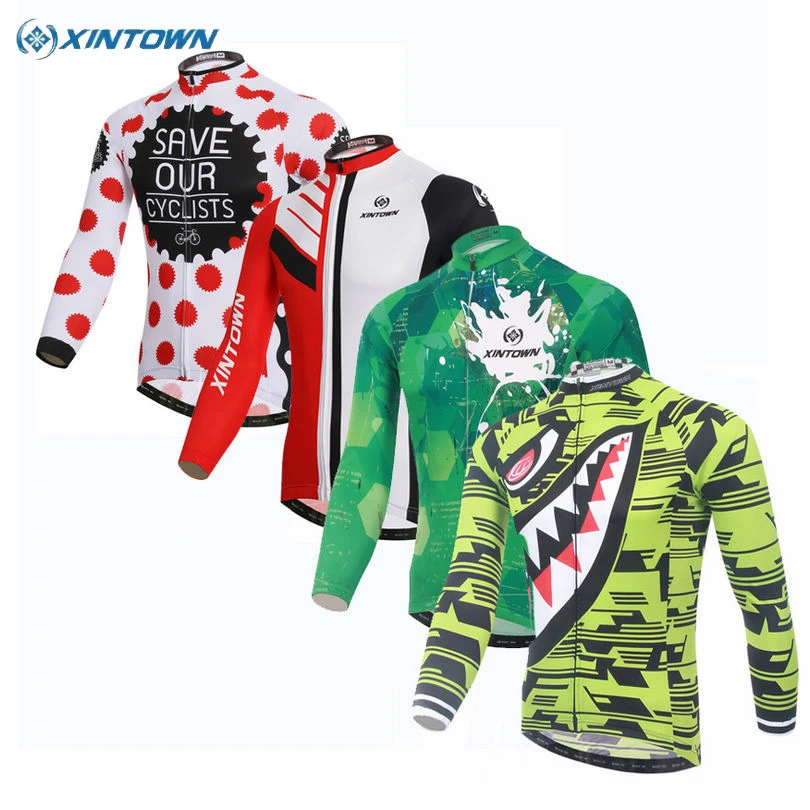 Одежда для велосипедистов Xintown Ropa Ciclismo Велоспорт трикотаж топы с длинными