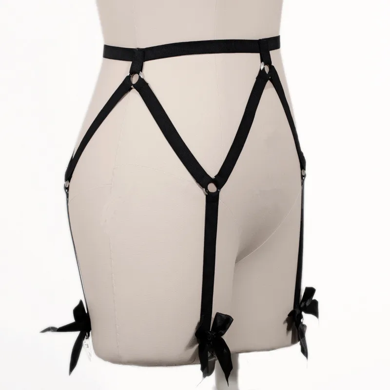 Sexy Hohe Qualität Dessous frauen Mode Punk Strumpf Gürtel Körper Käfig Baum Oberschenkel Strumpfband Frauen Fetisch Unterwäsche GPD
