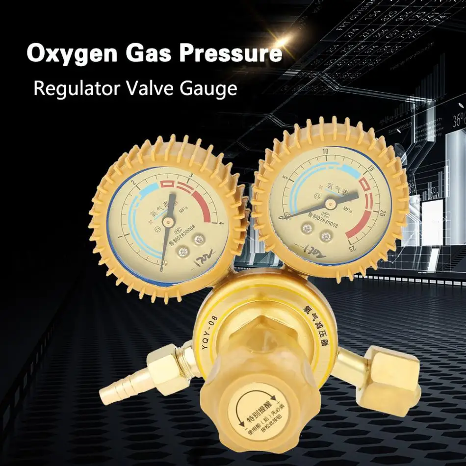 1pc Oxygen Gas Pressure Regulator Valve Gauge G5/8 Thread for Cutting Welding Welder New New