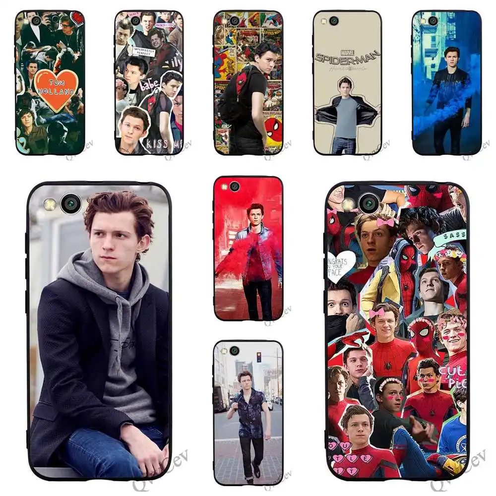

Pattern Tom Holland Phone Cover for Xiaomi Mi 8 Case A2 Lite A1 9 9se Redmi 5A 4X 4A 5 Plus Prime 6A Note 6 Pro 7 Backshell