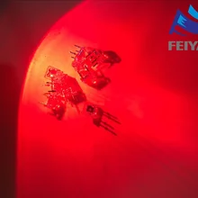 100 шт. высокое качество светодиодный 5 мм Piranha красный круглый огнеупор высшего качества светодиодный s 4 pin купол Широкий формат супер яркий светодиодный светильник лампы для автомобиля светильник