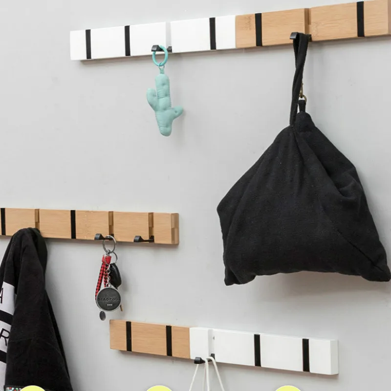 Creative door behind the hook hanger wall clothes coat hook wall