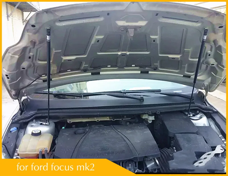 Для 2005-2011 ford focus 2 MK2 автомобильный чехол для капота, поддерживающий пружинный кронштейн, гидравлическая штанга, стойки для автомобиля, аксессуары для укладки - Название цвета: 1 kit