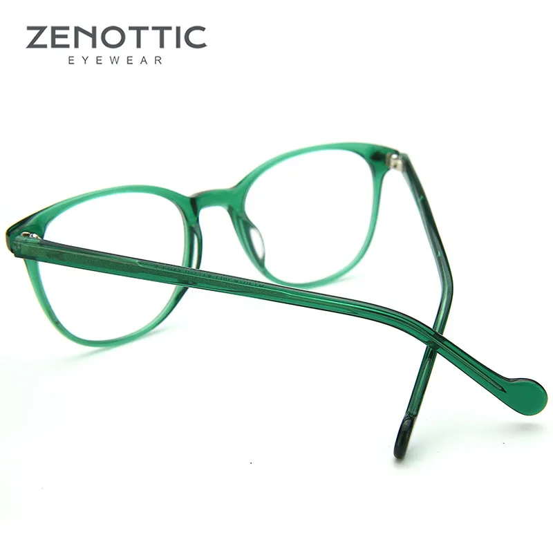 Зеноттические фиолетовые ретро очки в оправе, женские оптические прозрачные очки в оправе при близорукости, винтажные очки для глаз