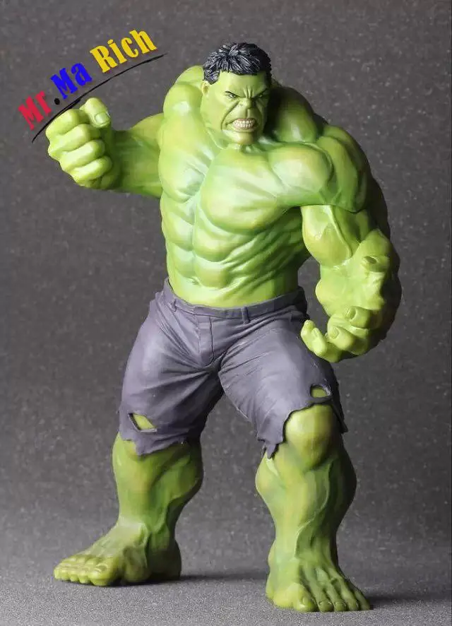

Avenger 2 Age Of Ultron Hulk Action Figure Crazy Toy 3d Model Doll Display 25cm