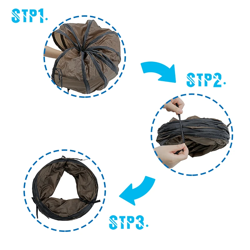 S-образный 120 см длинный твердый туннель для домашних животных, туннель для домашних животных, забавный щенок, туннель для кошек, котенок, игрушка для игр, складная игрушка для кошек, jouet pour chat