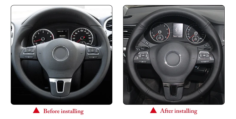 for VW Passat CC steering wheel cover