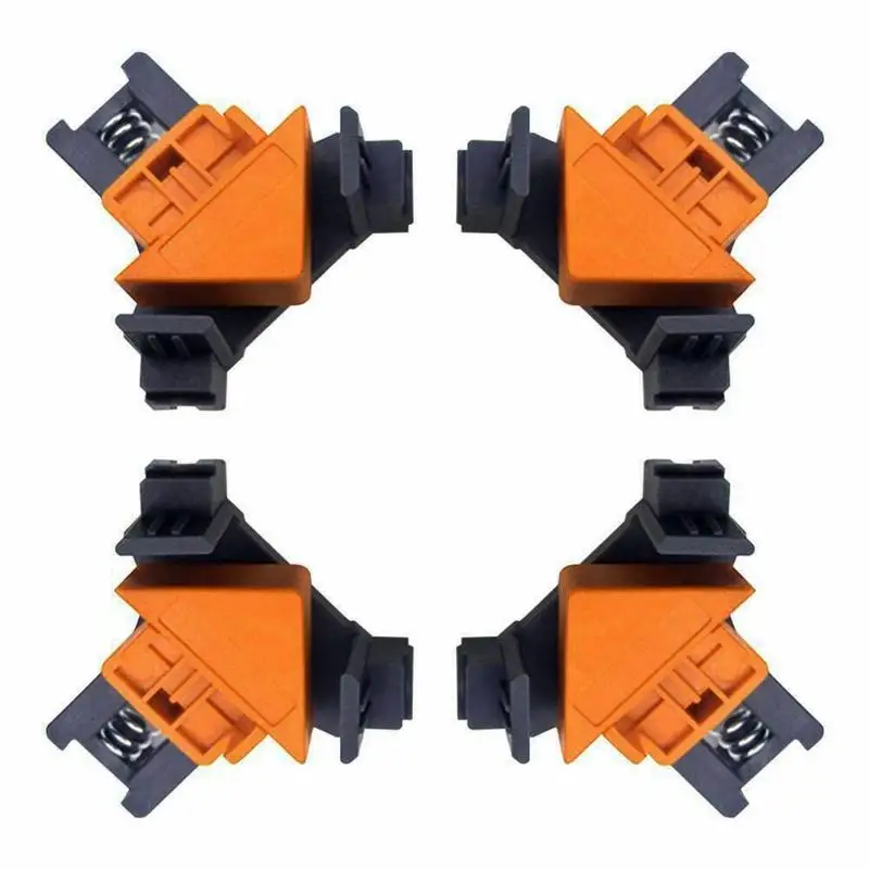 

4 Pcs Right Angle Corner Clamp Welding Vice Picture Frame Woodworking 90 Holder