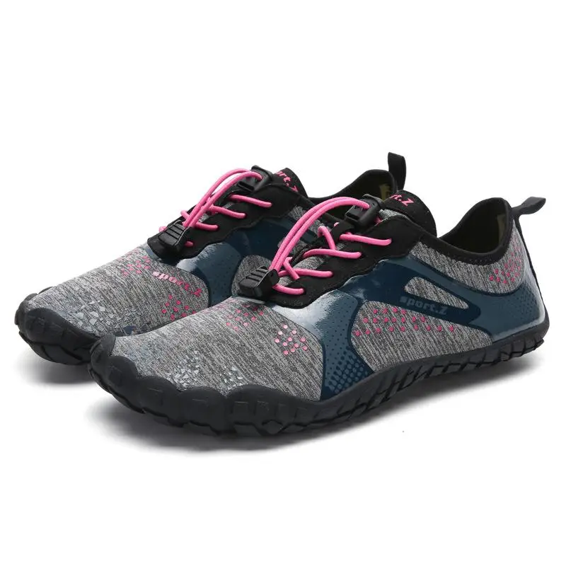 Мужская и женская обувь с пятью пальцами, летняя водонепроницаемая обувь для улицы, легкая мужская спортивная обувь, спортивные кроссовки для фитнеса - Цвет: Aqua Shoes
