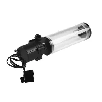 

G1/4" Thread XHC8+160mm Cylinder Computer Water Tank 12V 19W PC Water Cooling SC600 Pump Radiator Waterblock Holder Kit For CPU